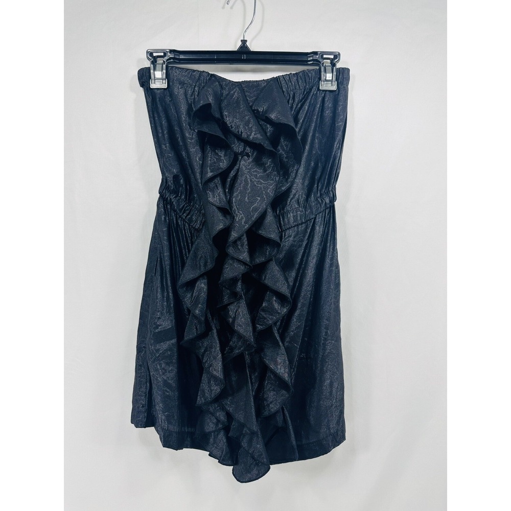 POETRY CLOTHING Dress Women's Size S Black Sleeveless Shiny "Little Black Dress"